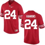 Men's Ohio State Buckeyes #24 Kierre Hawkins Red Nike NCAA College Football Jersey New Release MMU6444TP